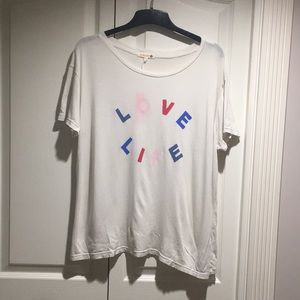 Sundry *Love Life* women’s t shirt size 2